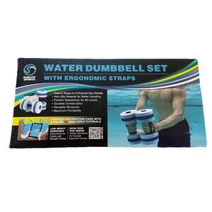 Sunlite Sports Water Dumbbell Set with ergonomic straps